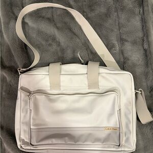 Calvin Klein Light Grey Computer bag